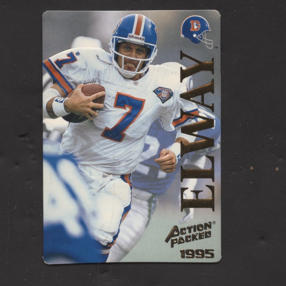 Vintage 1995 Action Packed Card of John Elway